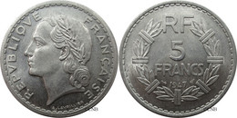 France - IVe République - 5 Francs Lavrillier Aluminium 1947 9 Ouvert - SUP/MS60 - Fra4616 - 5 Francs