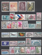 FRANCE 1973  ANNEE COMPLETE 46 TIMBRES - 1970-1979