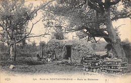 Fontainebleau           77          Hutte De Bûcherons     (voir Scan) - Fontainebleau