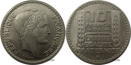 France - IVe République - 10 Francs Turin, Petite Tête 1947 B - TTB+/AU50 - Fra4633 - 10 Francs