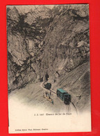 FKK-08  Chemin De Fer  Des Rochers De Naye. Petite Animation. Jullien 1447   Circulé 1907 - Roche