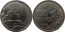 France - IVe République - 100 Francs Cochet 1958 - TTB/XF40 Nettoyée - Fra4664 - 100 Francs