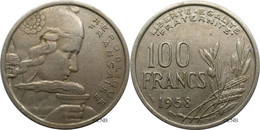 France - IVe République - 100 Francs Cochet 1958 B - TTB/XF40 - Fra4835 - 100 Francs