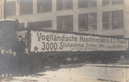 ALLEMAGNE VOGTLANDISCHE MASCHINENFABRIK A G PLAUEN I V 3000 STICKAUTOMAT SYSTEM ZAHN.....PHOTO RARE - Pubblicitari