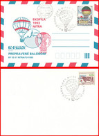 Czechoslovakia Mail Balloon. NITRA 1993 EKOFILA - Luftpost