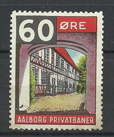 DENMARK Dänemark Railway Eisenbahn Railway Packet Stamp 60 öre * - Pacchi Postali