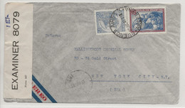 ARGENTINA WW2 1942 Buenos Aires Air Mail Cover > USA TRINIDAD Censortape EXAMINED 8079 - Brieven En Documenten