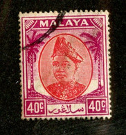 30 BCx Selangor 1949 Scott.90 Used ( All Offers 20% Off! ) - Selangor