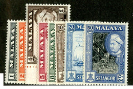 53 BCx Selangor Jap. 1957 Scott.102/09 Mnh** ( All Offers 20% Off! ) - Selangor