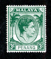 96 BCx Penang 1949 Scott 5 Mnh** ( All Offers 20% Off! ) - Penang