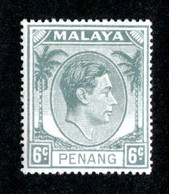 98 BCx Penang 1949 Scott 8 Mnh** ( All Offers 20% Off! ) - Penang