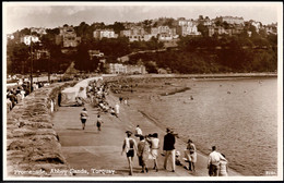 Promenade, Abbey Sands, Torquay, Devon - Unused Vintage PC - Torquay