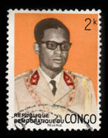 RDC - 1969 - Série Courante Général Mobutu - Y&T N° 699 Obli - Used - (0) * - Usados