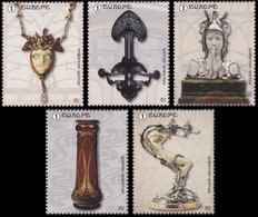 5136/5140**(BL316) - Année De L'art Nouveau à Bruxelles/Art-nouveaujaar In Brussel/Jugendstiljahr In Brüssel - EUROPE - Unused Stamps