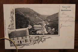 CPA AK 1904 Souvenir Du Bonhomme Restaurant Du Soleil Gruss Aus Elsass Voyagée - Sonstige & Ohne Zuordnung