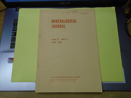 DACHIARDITE GROUP ZEOLITES, TANEYAMALITE ETC.  MINERALOGICAL JOURNAL1981 MINERALOGICAL SOCIETY OF JAPAN OSAKA - Geología