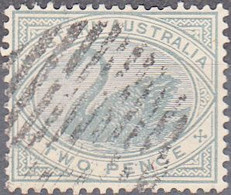 WESTERN AUSTRALIA   SCOTT NO 63   USED   YEAR  1890 - Gebruikt
