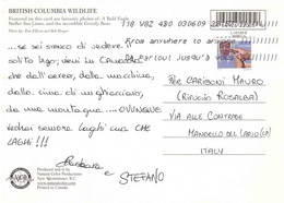 CARTOLINA PER ITALIA BRITISH COLUMBIA - Covers & Documents