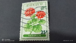 MONACO 1960-70         25FR -DAMGALI - Used Stamps