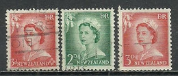 New Zealand ; 1953-55 Issue Stamps "Queen Elizabeth II" - Oblitérés