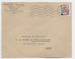 FRANCE 1215  LETTRE MEC SECAP TENIET EL HAAD 26.2.1960 ORLEANSVILLE - War Of Algeria