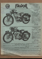 (moto)  Grand ProspectuS Recto Verso FAVOR  1953  (M5331) - Motos