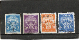 YOUGOSLAVIE    1953  Taxe  Y.T. N° 114  à  121  Incomplet   0blitéré - Timbres-taxe