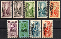 Col33 Colonie AEF Afrique  N° 17 à 22 + 24 à 26 Oblitéré Cote : 51,50€ - Usati