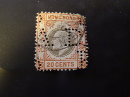 HONG KONG  Perforé - Used Stamps