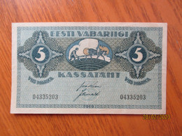 ESTONIA 5 MARKA  1919 Swastica Ornament , 8-29 - Estland