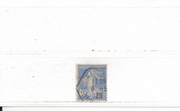 France Timbre Perforé AL Type Semeuse Camée N° 237 Oblitéré Cachet Recette Auxiliaire Mont Saint Martin (54) 1930 - Used Stamps