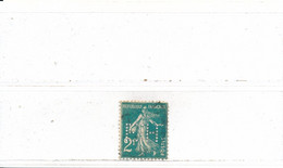 France Timbre Perforé EH Hutchinson à L'envers Type Semeuse Camée N° 239 Oblitéré - Used Stamps