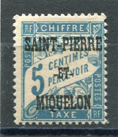 SAINT-PIERRE ET MIQUELON N° 10 *  (Taxe)  (Neuf Charnière) - Impuestos