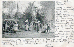 Spa Scene Ardennaise Bien Animée Voyagé En 1900 - Spa