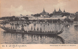 THAÏLANDE - Siam - Procession Of Barges At Bangkok - Thailand