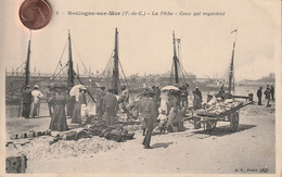 62 - Carte Postale Ancienne De BOULOGNE SUR MER    La Pèche   Ceux Qui Regardent - Boulogne Sur Mer