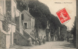 Villaines * La Rue Principale Du Village * Villageois - Autres & Non Classés