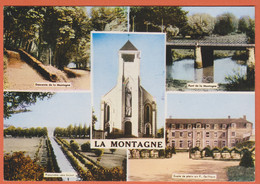 D44 - LA MONTAGNE - Descente De La Montagne/Panorama Vers Indret/Pont De La Montagne/École De Plein Air F. Guilloux.... - La Montagne
