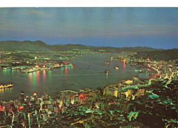 HONG KONG - KOWLOON At Night - With Tsimshatsui - Chine (Hong Kong)