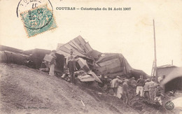 Coutras * 1907 * Catastrophe Du 24 Aoüt 1907 * Accident Train Chemin De Fer , Ferroviaire - Other & Unclassified