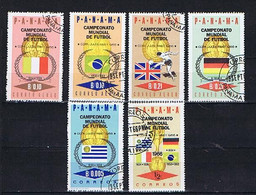 Panama 1966: Michel 879-884 Used, Gestempelt, World Cup WM (M) - 1966 – Inghilterra