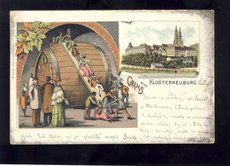 AUSTRIA GRUSS AUS KLOSTERNEUBURG OLD POSTCARD - Klosterneuburg