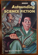 C1 ASTOUNDING Science Fiction UK BRE 03 1957 SF Pulp FREAS Asimov SILVERBERG  Port Inclus France - Sciencefiction