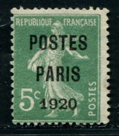 Lot N°A4212 Préoblitérés  N°24 Neuf (*) Sans Gomme - Precancels