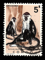 RDC - 1971 - Faune - Singes - Cercobus - Y&T N° 790 Obli - Used - (0) - Usados
