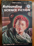 C1 ASTOUNDING Science Fiction UK BRE 01 1955 SF Pulp FREAS Lester DEL REY  Port Inclus France - Fanascienza