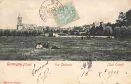 Germigny * 1904 * Vue Générale Sud Ouest Du Village * Villageois - Autres & Non Classés