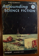 C1  ASTOUNDING Science Fiction UK BRE 08 1954 SF Pulp FREAS Miller SIMAK Asimov  Port Inclus France - Sciencefiction