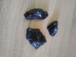 Obsidienne Noire Brute, Pierres Naturelles, Pierres Précieuses, Pierres De Guérison, Chakra 200gr - Minéraux