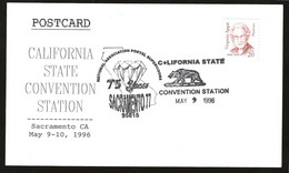 SP CARTE / USA / CALIFORNIA STATE CONVENTION STATION / THEME MINERAUX / GEMS / 1996 SACRAMENTO - Minéraux